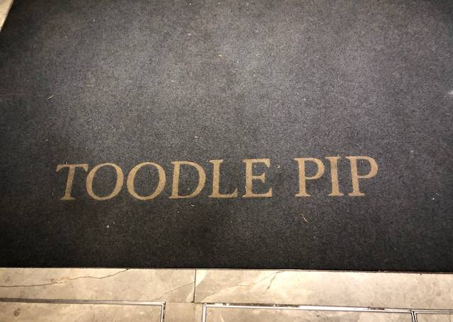 Toodle Pip and taking a risk