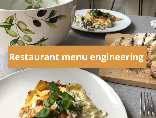 Restaurant menu engineering