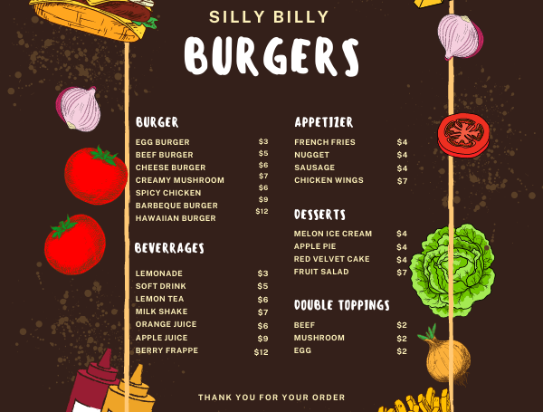 Restaurant menu engineering – examples