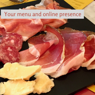 Menu writing Part 1: Your restaurant online presence