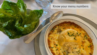 Menu writing part 2: Knowing the numbers